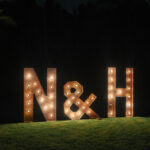 Letras iluminadas estilo Hollywood